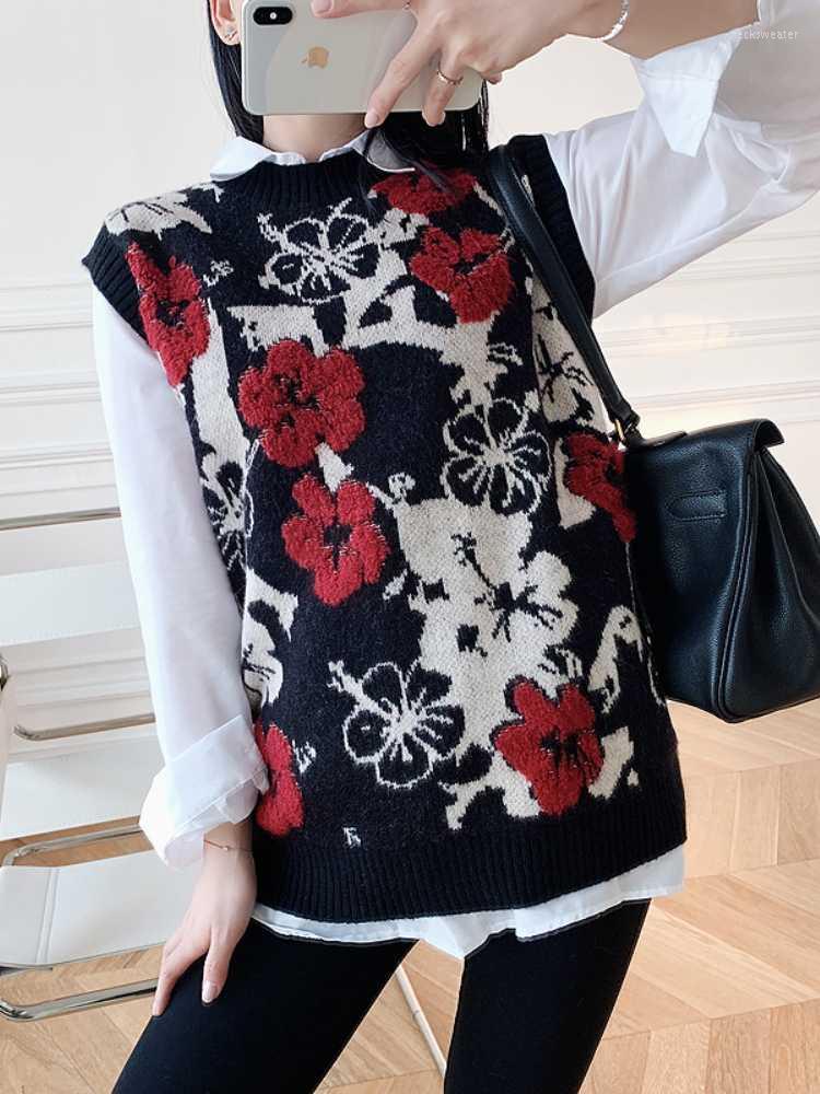 Women' Vests Gagarich Women Casual Vest Autumn Winter Jacquard Knitted Ladies O Neck Sleeveless All-match Outer Wear Retro Sweater Top, Blue
Women' Vests Gagarich Women Casual Vest Autumn Winter Jacquard Knitted Ladies O Neck Sleeveless All-match Outer Wear Retro Sweater Top, Blue