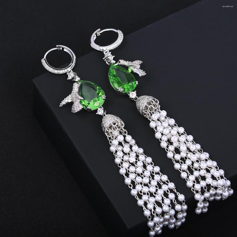 Dangle Earrings Zircon Water Drop Bird Pearl Tassel For Women Or Girls Chrismas' Gift
Dangle Earrings Zircon Water Drop Bird Pearl Tassel For Women Or Girls Chrismas' Gift