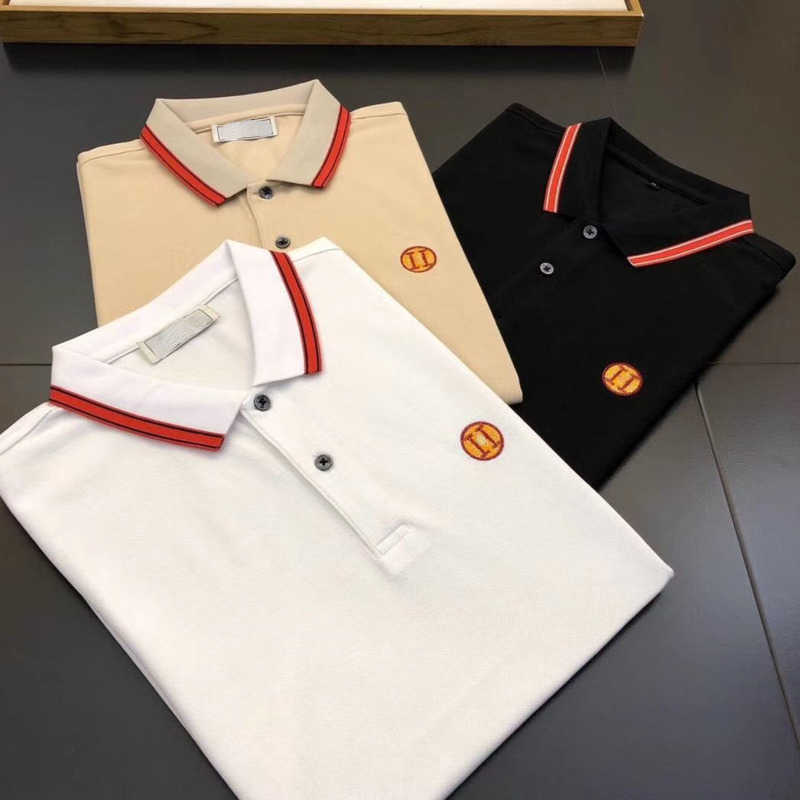 H embroidered men polo shirt hms designer tshirt cotton short-sleeved Tshirt oversize lapel sweatshirt mens business casual tshirts 888, Black2
H embroidered men polo shirt hms designer tshirt cotton short-sleeved Tshirt oversize lapel sweatshirt mens business casual tshirts 888, Black2