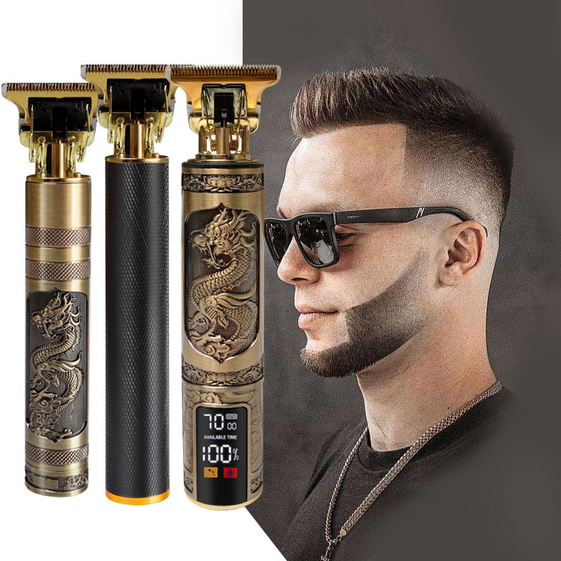 Hair Trimmer T9 Men's Electric shaver Beard men face hair trimmer razor for facial cleaning T type blade clipper 230317 C260312