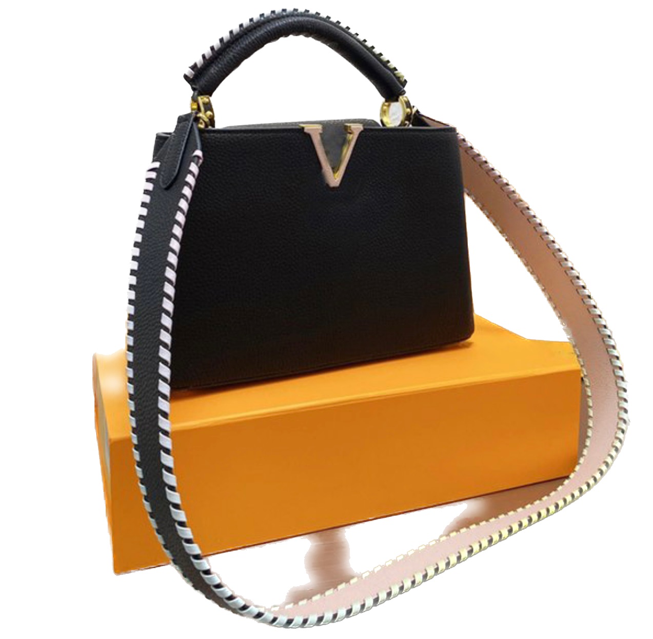 Baguette Bag Handle Handbag Totes Crossbody Bags Genuine Leather Embossed Fashion Magnetic Hasp Detchable Shoulder Strap igh Quality Free Ship, #13
Baguette Bag Handle Handbag Totes Crossbody Bags Genuine Leather Embossed Fashion Magnetic Hasp Detchable Shoulder Strap igh Quality Free Ship, #13
