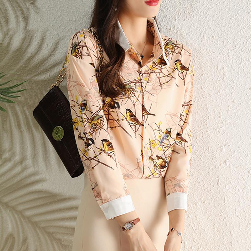 Women' Blouses Elegant Flower Printing Ladies Shirts France Style Women Spring Summer Long Sleeve Tops Female Mujer Blusas, Multi
Women' Blouses Elegant Flower Printing Ladies Shirts France Style Women Spring Summer Long Sleeve Tops Female Mujer Blusas, Multi