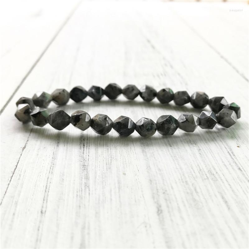 Strand 8MM Natural Section Gray Larvikite Bracelet Personality Big Beads Fahion Men's And Women Jewelry Charm Wrist Mala Yoga
Strand 8MM Natural Section Gray Larvikite Bracelet Personality Big Beads Fahion Men's And Women Jewelry Charm Wrist Mala Yoga