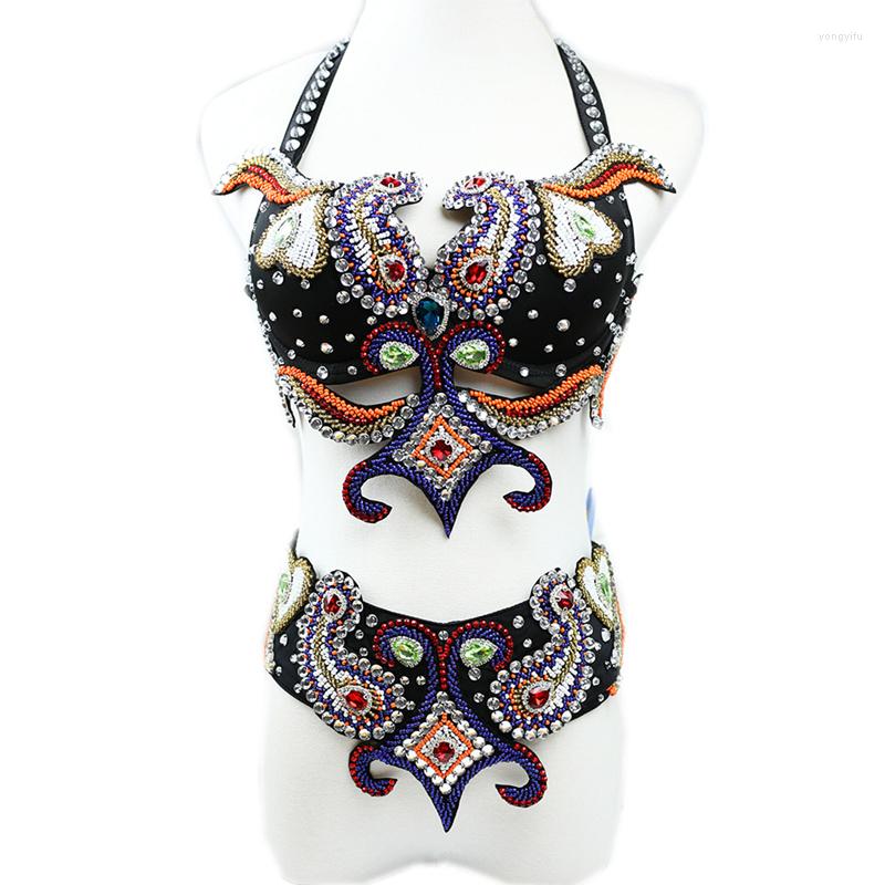 Stage Wear 2023 Performance Luxury Belly Dancing Egyptian Costumes Oriental Dance 2pcs Women Costume Bra Belt, Black
Stage Wear 2023 Performance Luxury Belly Dancing Egyptian Costumes Oriental Dance 2pcs Women Costume Bra Belt, Black