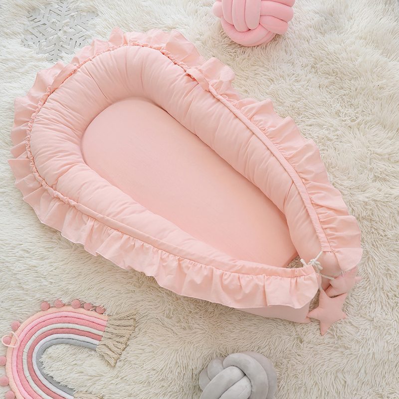 Bedding Sets Removable Sleeping Nest for Baby Bed Crib with Pillow Travel Playpen Cot Infant Toddler Infant Cradle Mattress 230317