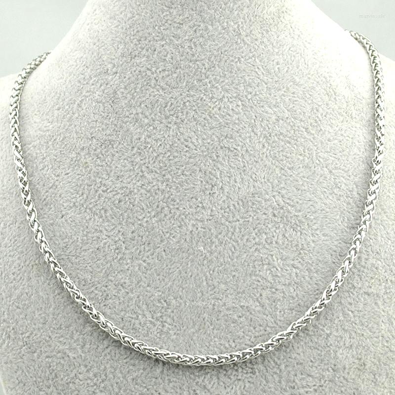 Chains AMUMIU 40CM-70CM Length 3mm Wide Mens Necklace Wheat Link Stainless Steel Chain High Quality HN006
Chains AMUMIU 40CM-70CM Length 3mm Wide Mens Necklace Wheat Link Stainless Steel Chain High Quality HN006