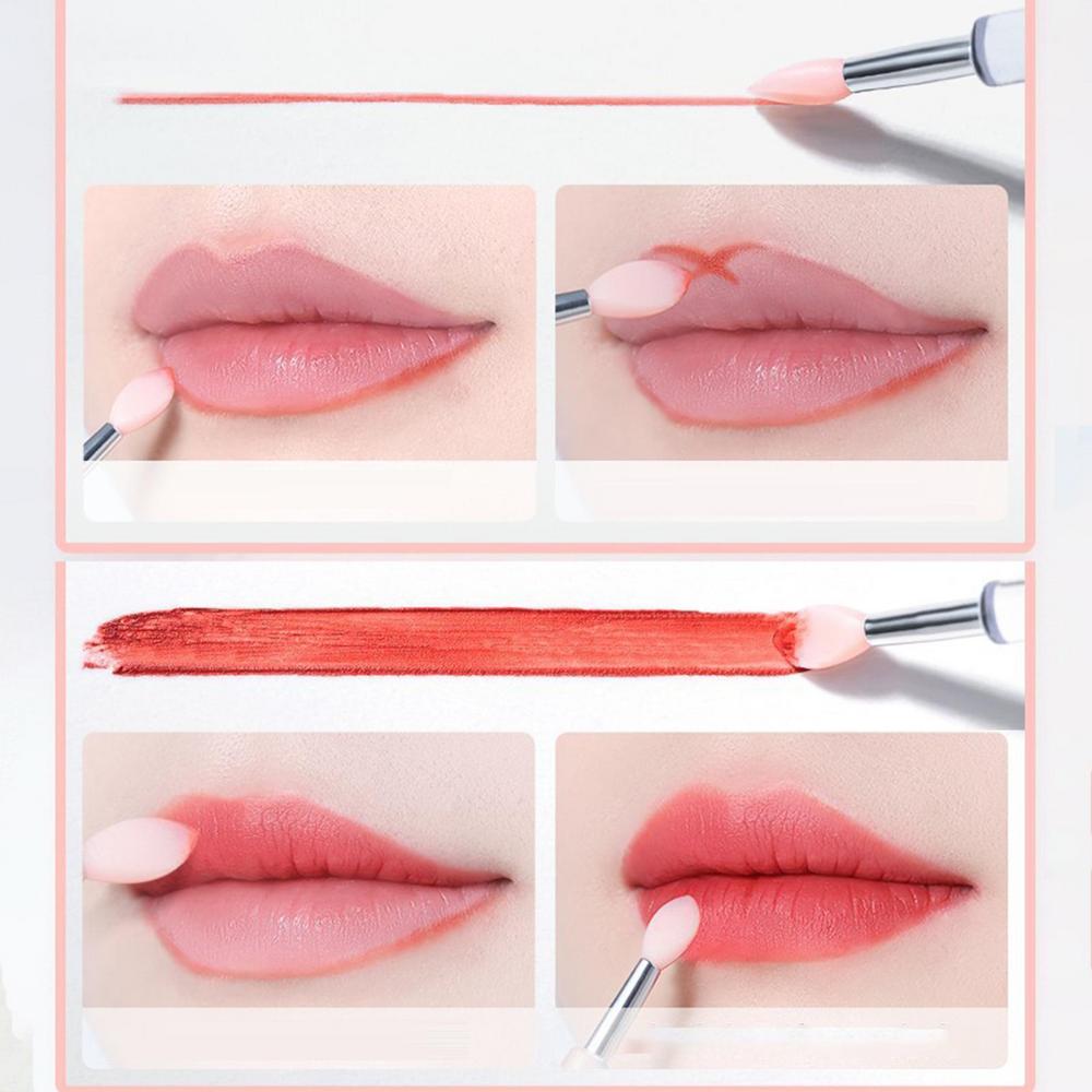 Women Beauty Makeup Tools Soft Silicone Lip Brush With Cover Multifunction Applicator Cosmetic Brush Make Up Brushes For Eye Shadow Lipstick Pincel De