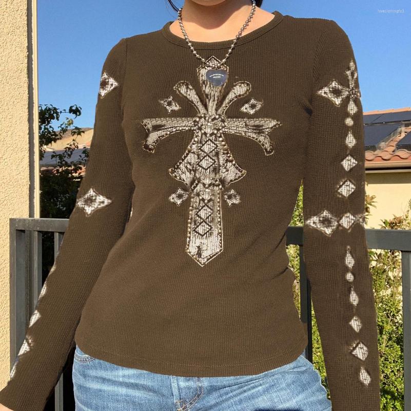 Women' T Shirts Pullover Slim Shirt Techwear Goth Printed Rhinestone Autumn Women Long Sleeve Retro Dark Academia Tops, Green
Women' T Shirts Pullover Slim Shirt Techwear Goth Printed Rhinestone Autumn Women Long Sleeve Retro Dark Academia Tops, Green