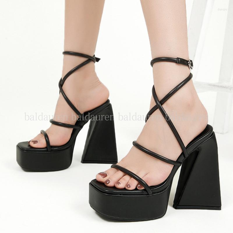 Sandals Fashion Women Open Toe Chunky Heel Super High Buckle Strap Pumps Sexy Platform Evening Party Famale Shoes, Black
Sandals Fashion Women Open Toe Chunky Heel Super High Buckle Strap Pumps Sexy Platform Evening Party Famale Shoes, Black