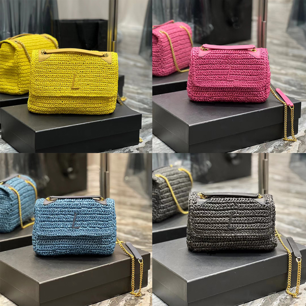 Designer Straw bag Women beach handbags shoulder bags Fashion Luxury Messenger Purse Vacation Woven small round Flip cover Crossbody Handbag metal chain, Light yellow
Designer Straw bag Women beach handbags shoulder bags Fashion Luxury Messenger Purse Vacation Woven small round Flip cover Crossbody Handbag metal chain, Light yellow