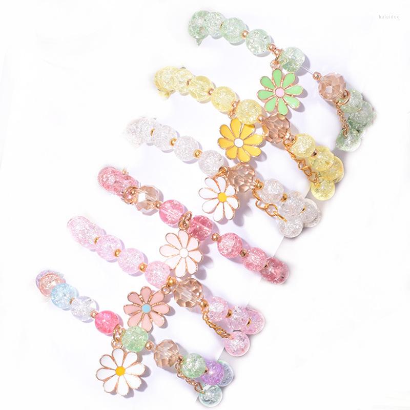 Charm Bracelets High Quantity Explosion Crystal Bracelet Girl DIY Pink Sun Flower Sister Friend Student Daisy
Charm Bracelets High Quantity Explosion Crystal Bracelet Girl DIY Pink Sun Flower Sister Friend Student Daisy