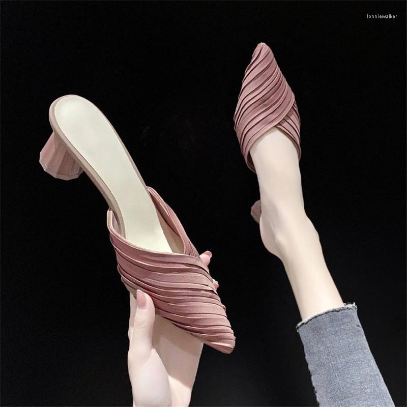 Sandals 2023 High Heels Women Shoes Pointed Toe Ladies Female Slides Platform Pumps Fashion Mules, Green
Sandals 2023 High Heels Women Shoes Pointed Toe Ladies Female Slides Platform Pumps Fashion Mules, Green