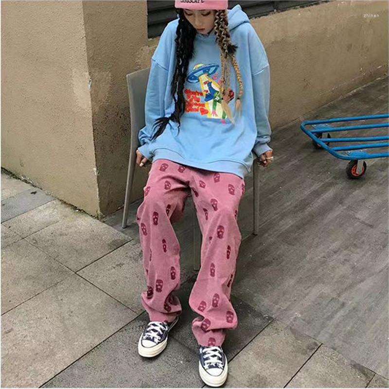 Women's Pants Skull Full Printed Drawstring Casual Corduroy Womens Pink Baggy Cargo Hip Hop Straight Sweatpants Trousers Pantalon Homme, Black
Women's Pants Skull Full Printed Drawstring Casual Corduroy Womens Pink Baggy Cargo Hip Hop Straight Sweatpants Trousers Pantalon Homme, Black