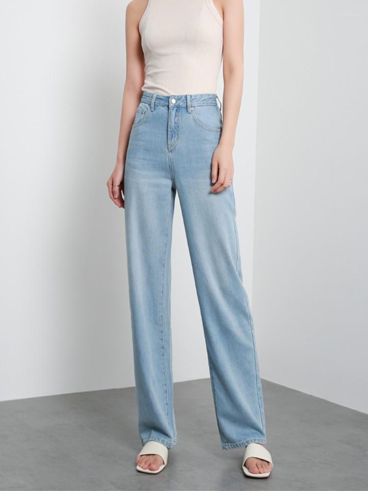Women's Jeans Light Blue Wide Leg Straight Women Classic Soft Loose High Waist Full Length Denim Pants Summer 2023, Sky blue
Women's Jeans Light Blue Wide Leg Straight Women Classic Soft Loose High Waist Full Length Denim Pants Summer 2023, Sky blue