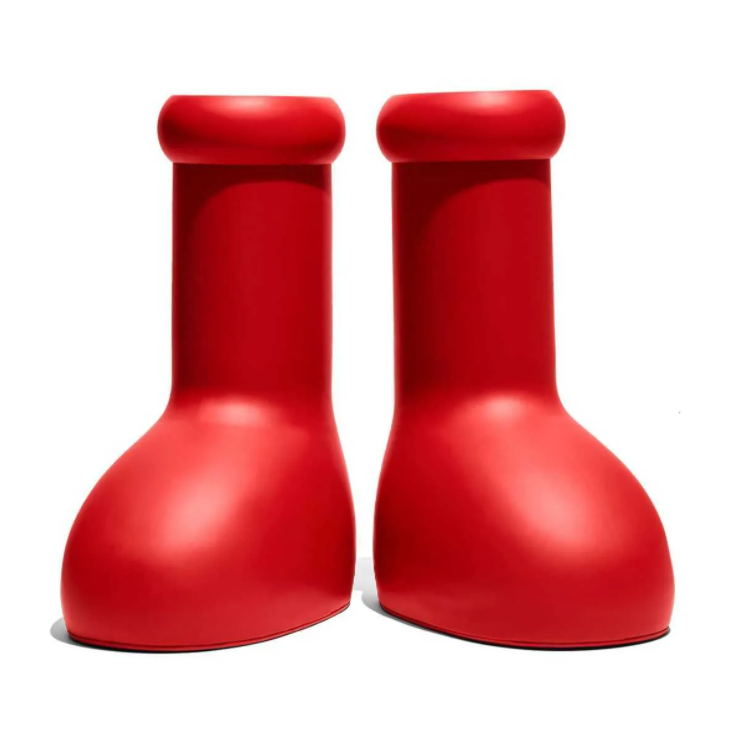 Men Big Red Boot MSCHF Astro Boy Boots Designer Women Thick Bottom Rubber Platform Rain Bootie Oversized Shoes Luxury Knee Boots Round Toe Cute Mens Sho
Men Big Red Boot MSCHF Astro Boy Boots Designer Women Thick Bottom Rubber Platform Rain Bootie Oversized Shoes Luxury Knee Boots Round Toe Cute Mens Sho