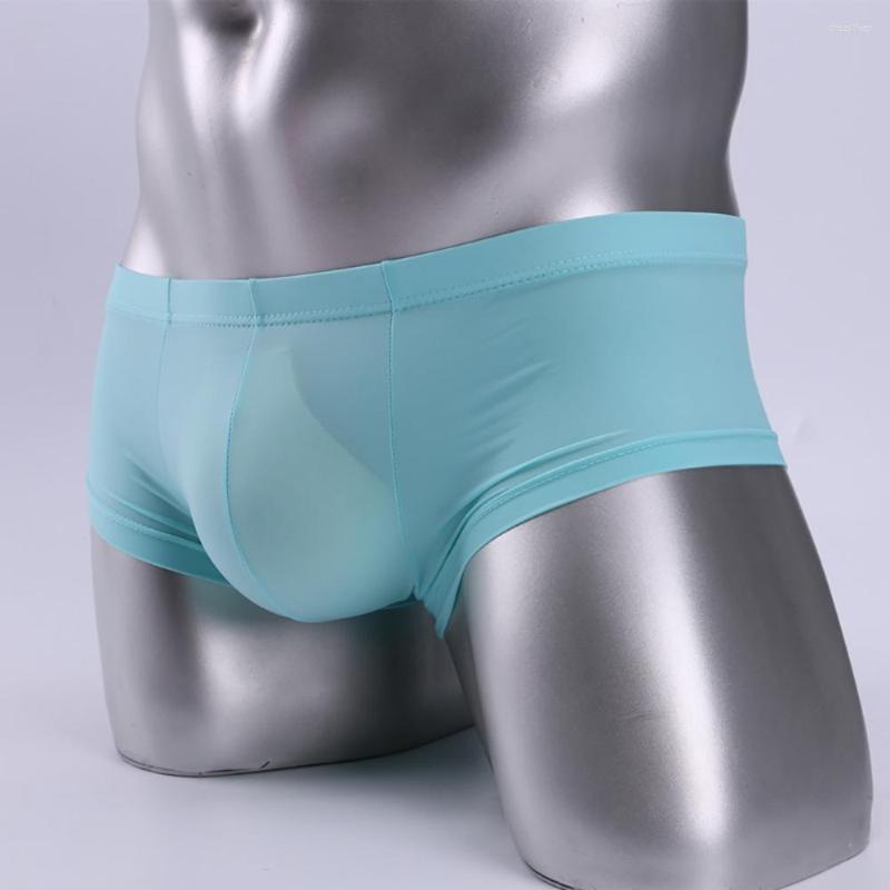 Underpants Underwear Men Thin Breathable Ice Silk Boxer Briefs For Mens Seamless Male Flat Pants Quick Drying Slip Soft Sexy, Black
Underpants Underwear Men Thin Breathable Ice Silk Boxer Briefs For Mens Seamless Male Flat Pants Quick Drying Slip Soft Sexy, Black