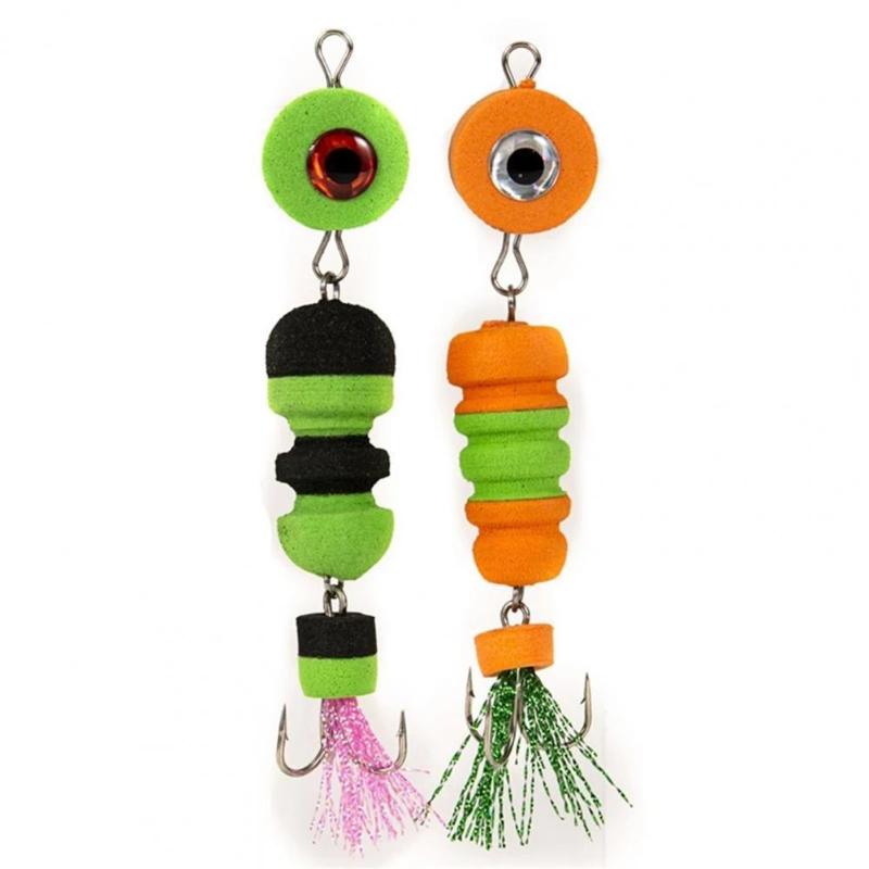 Fishing Hooks 2Pcs Bait Big Eye Attractive Foam Sharp Swimbait Wobblers Colorful Design High-density Durable Light For Angling
Fishing Hooks 2Pcs Bait Big Eye Attractive Foam Sharp Swimbait Wobblers Colorful Design High-density Durable Light For Angling