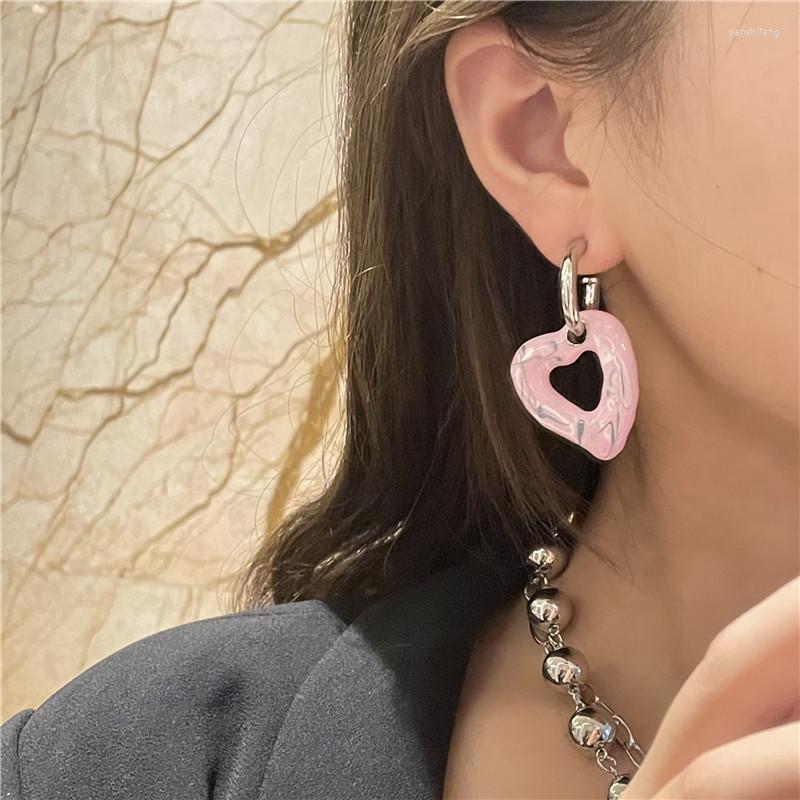 Dangle Earrings Instagram Cuban Chain Trendy Pink Oil Painting Sweet Cool Spice Girl Heart Necklace
Dangle Earrings Instagram Cuban Chain Trendy Pink Oil Painting Sweet Cool Spice Girl Heart Necklace