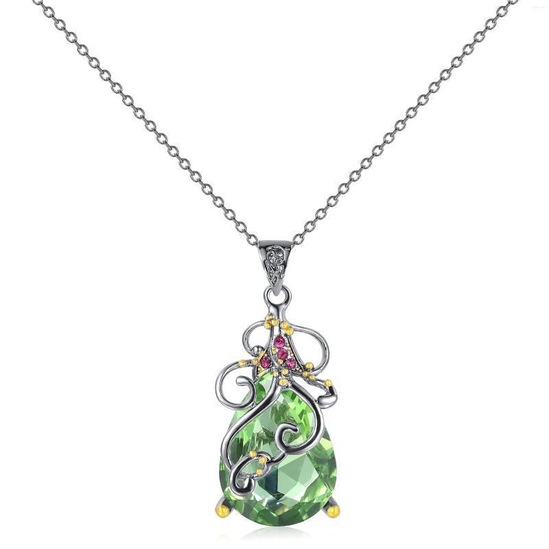 Chains Brand Water Drop Crystal Ladies Necklace Pendant Creative Black Gold Color Necklaces For Women Vintage Party Jewelry Gift
Chains Brand Water Drop Crystal Ladies Necklace Pendant Creative Black Gold Color Necklaces For Women Vintage Party Jewelry Gift