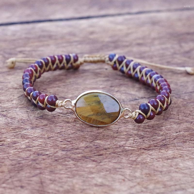 Charm Bracelets Handmade DIY Tiger Eye Natural Stone Warp Bracelet String Braided Yoga Friendship Women Men Bangle Boho Jewelry
Charm Bracelets Handmade DIY Tiger Eye Natural Stone Warp Bracelet String Braided Yoga Friendship Women Men Bangle Boho Jewelry