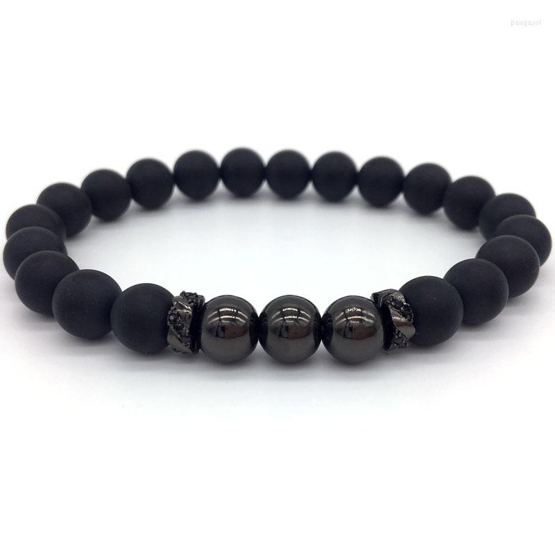 Strand 2023 Classic Tube Charm Bracelet Men Handmade Pave CZ 8mm Matte Bead For Party Jewelry Gift
Strand 2023 Classic Tube Charm Bracelet Men Handmade Pave CZ 8mm Matte Bead For Party Jewelry Gift