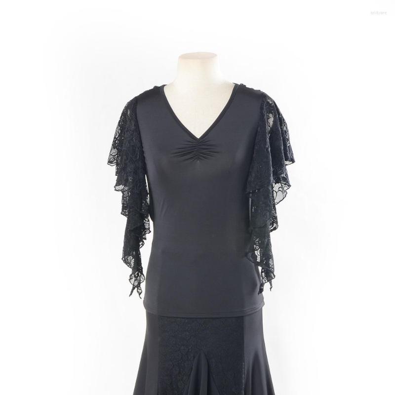 Stage Wear 2023 Short Sleeves Sexy V-Neck Lace Mesh Ballroom Dance Tops For Women Tango Top Ladies Salsa Leotard Ballet Underwear, Blue
Stage Wear 2023 Short Sleeves Sexy V-Neck Lace Mesh Ballroom Dance Tops For Women Tango Top Ladies Salsa Leotard Ballet Underwear, Blue