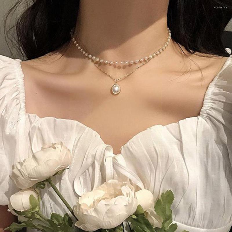 Choker 2023 Fashion Kpop Pearl Necklace Cute Double Layer Chain Pendant For Women Jewelry Girl Gift X6F5
Choker 2023 Fashion Kpop Pearl Necklace Cute Double Layer Chain Pendant For Women Jewelry Girl Gift X6F5