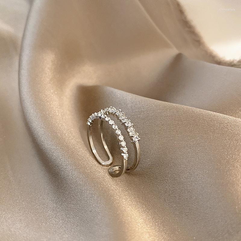 Wedding Rings 2023 Double Layers Shining Zircon Open For Women Girls Korean Style Fashion Simple Lovers Gifts
Wedding Rings 2023 Double Layers Shining Zircon Open For Women Girls Korean Style Fashion Simple Lovers Gifts