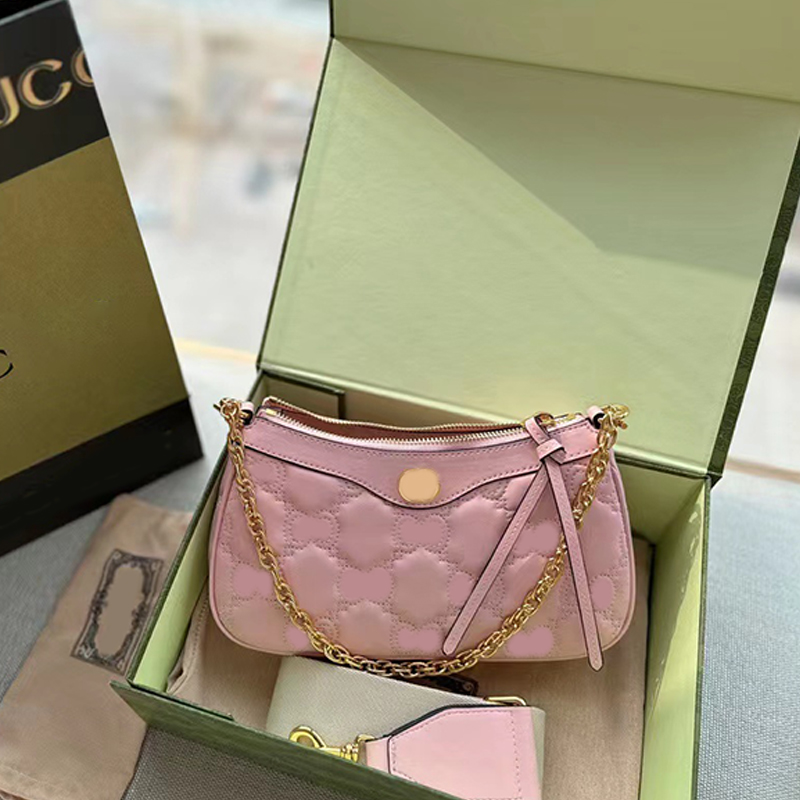 Matelasse leather Mini Shoulder Bag Womens Double G Handbag Designer Crossbody With Chain Bright green Beige Dusty grey Black Italy Soft Leather Flap, Pink
Matelasse leather Mini Shoulder Bag Womens Double G Handbag Designer Crossbody With Chain Bright green Beige Dusty grey Black Italy Soft Leather Flap, Pink