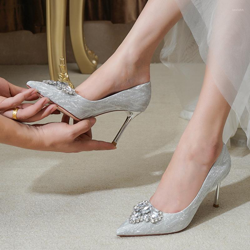 Dress Shoes Wedding Show Silver Champagne Wear 2023 Bride Can High Heeled No Tired Crystal Party Date, Silver 6cm
Dress Shoes Wedding Show Silver Champagne Wear 2023 Bride Can High Heeled No Tired Crystal Party Date, Silver 6cm