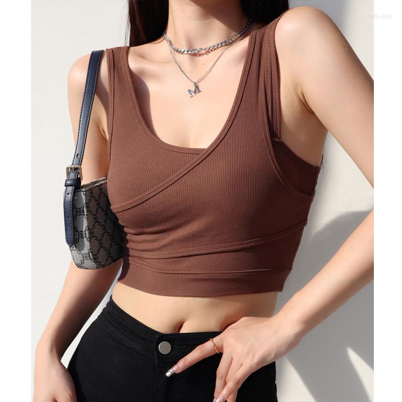 Women' Tanks TVVOVVIN 2023 Trend Sexy Solid Color Sports Tank Top Women Simple Casual Style Slim Folds Short Tops Two Pieces J9DZ, Black
Women' Tanks TVVOVVIN 2023 Trend Sexy Solid Color Sports Tank Top Women Simple Casual Style Slim Folds Short Tops Two Pieces J9DZ, Black