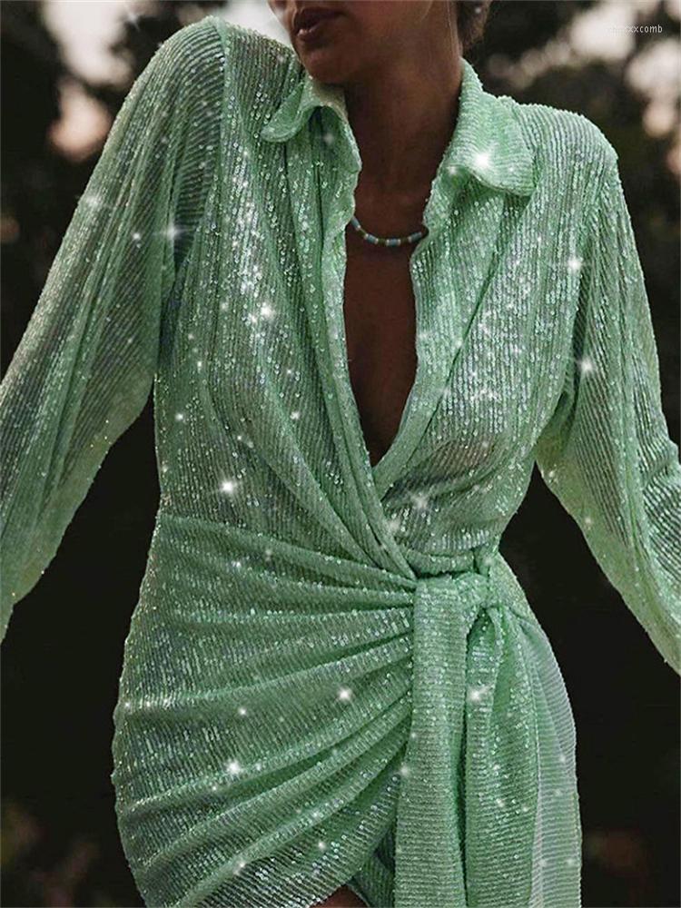Casual Dresses Tossy Green Sequin Glitter Shirt Dress Long Sleeve V-Neck Club Night Outfits For Women See-Through Shiny Sparkle Chic Mini, Black
Casual Dresses Tossy Green Sequin Glitter Shirt Dress Long Sleeve V-Neck Club Night Outfits For Women See-Through Shiny Sparkle Chic Mini, Black
