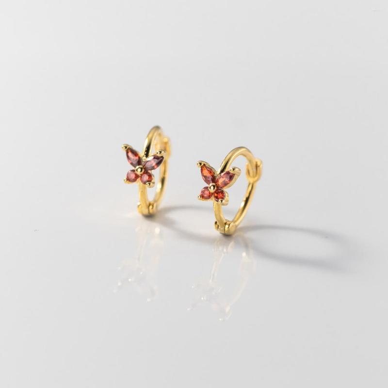 Stud Earrings S925 Sterling Silver Red Diamond Butterfly Jewelry Colorful For Women Bohemia Small Cute Earring Gift
Stud Earrings S925 Sterling Silver Red Diamond Butterfly Jewelry Colorful For Women Bohemia Small Cute Earring Gift