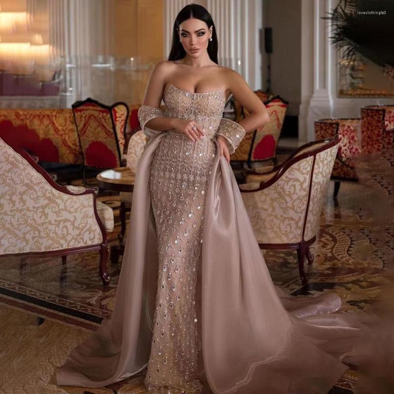 Party Dresses Serene Hill Arabic Caramel Mermaid Sexy Strapless With Overskirt Beaded Evening For Women Wedding 2023 LA71922
Party Dresses Serene Hill Arabic Caramel Mermaid Sexy Strapless With Overskirt Beaded Evening For Women Wedding 2023 LA71922