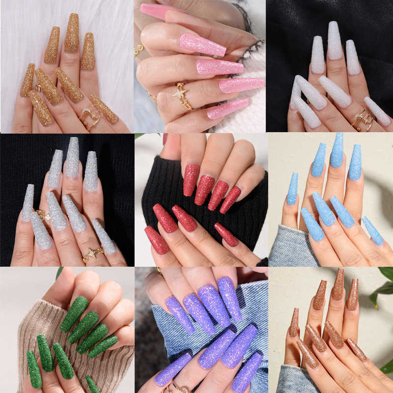 False Nails Wearing Long Fragmented Diamond Powder Exploded Flashing Sheet Pseudo Enhancement Patch Solid Color Finished Product 230317, Black
False Nails Wearing Long Fragmented Diamond Powder Exploded Flashing Sheet Pseudo Enhancement Patch Solid Color Finished Product 230317, Black