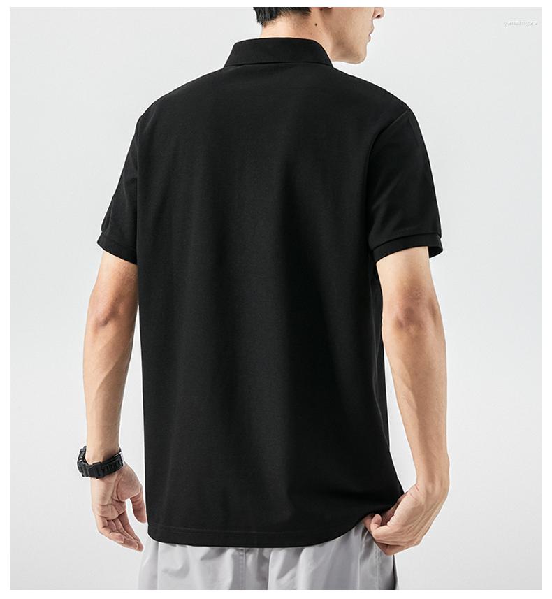 Men's T Shirts M2367 Summer Polo Shirt Men's Short-sleeved Cotton Casual Lapel T-shirt Korean Version Trend Loose Top, Black
Men's T Shirts M2367 Summer Polo Shirt Men's Short-sleeved Cotton Casual Lapel T-shirt Korean Version Trend Loose Top, Black