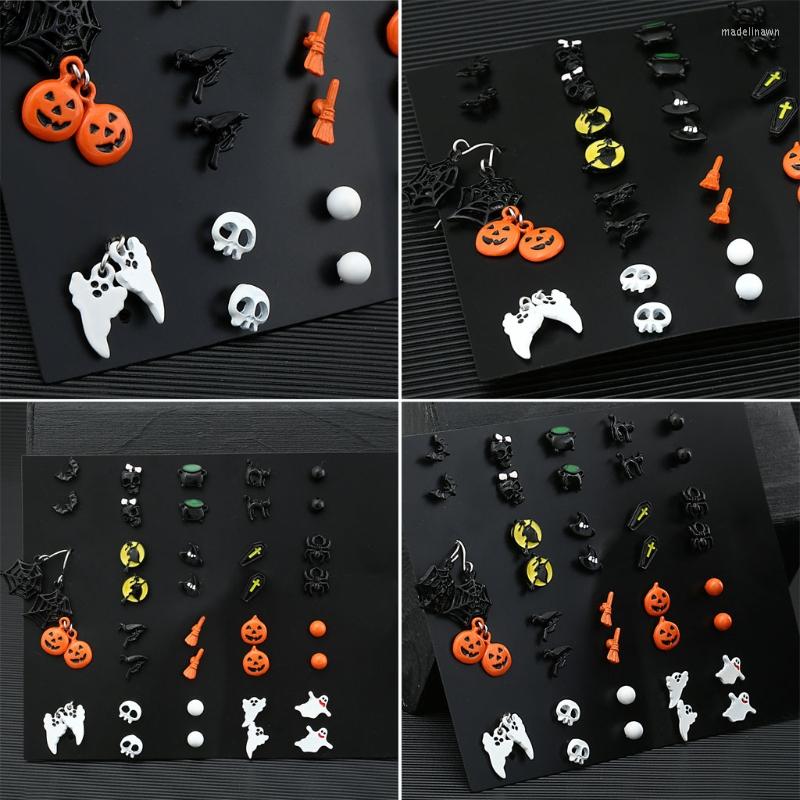 Stud Earrings Christmas Halloween Earring Set Women Bat Pumpkin Lamp Spider Web Skeleton Ghost Cross Pendant Ear Studs Drop
Stud Earrings Christmas Halloween Earring Set Women Bat Pumpkin Lamp Spider Web Skeleton Ghost Cross Pendant Ear Studs Drop