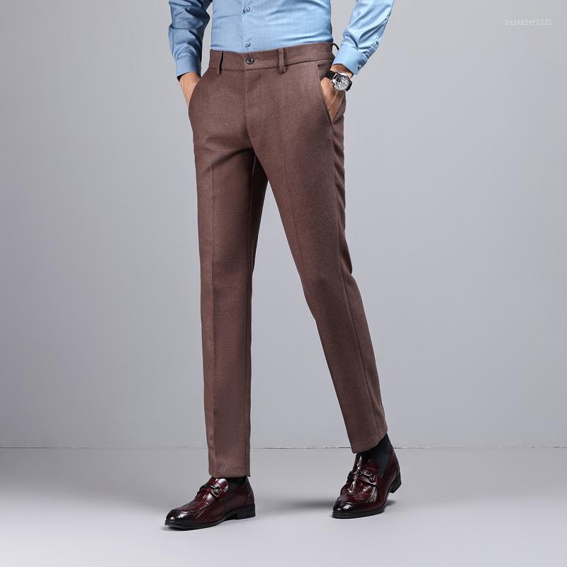 Men's Pants Winter Men's Thick Warm Casual Trousers Woolen Cloth Straight Leg Business Office, Light grey
Men's Pants Winter Men's Thick Warm Casual Trousers Woolen Cloth Straight Leg Business Office, Light grey