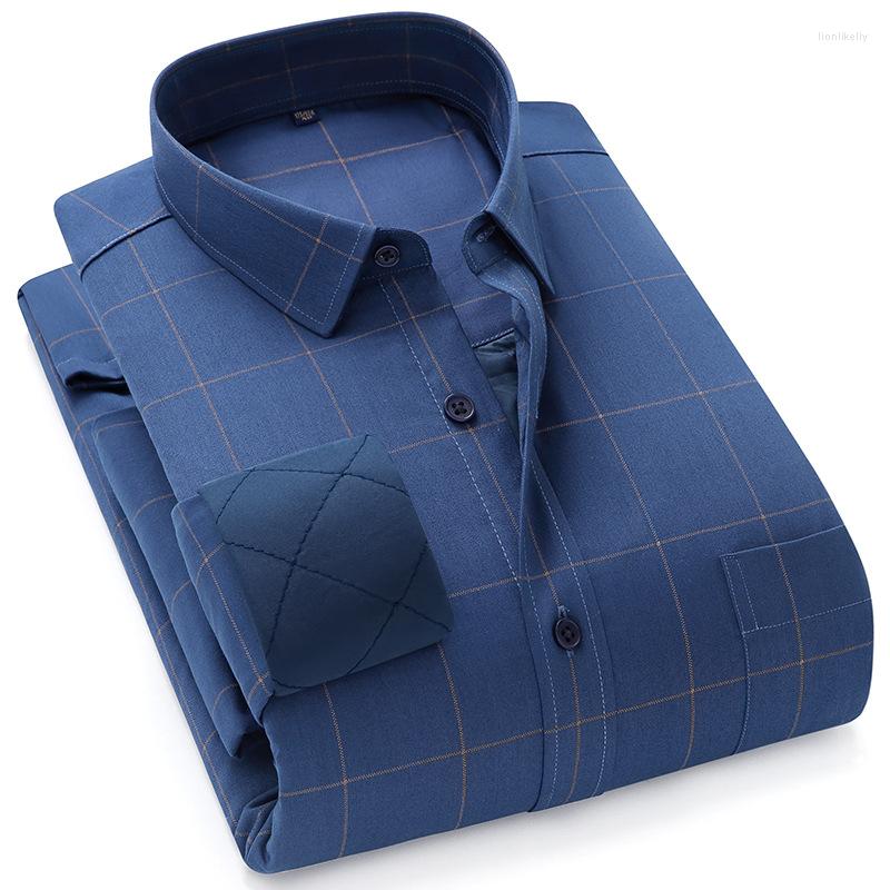 Men' Casual Shirts 23-color Men' High-end Down Fleece Warm Shirt Classic Fashion All-match Plus Velvet Thick Plaid Male Brand Thermal, Bn888-2
Men' Casual Shirts 23-color Men' High-end Down Fleece Warm Shirt Classic Fashion All-match Plus Velvet Thick Plaid Male Brand Thermal, Bn888-2