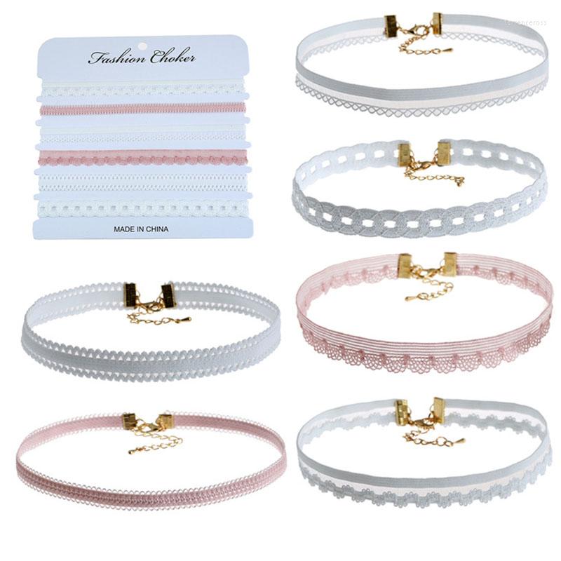 Choker ISINYEE 6 Pcs/sets Fashion Embroidery Lace Flower Tassel Chocker Necklace For Women Collier Bijoux Statement Dainty Jewelry
Choker ISINYEE 6 Pcs/sets Fashion Embroidery Lace Flower Tassel Chocker Necklace For Women Collier Bijoux Statement Dainty Jewelry