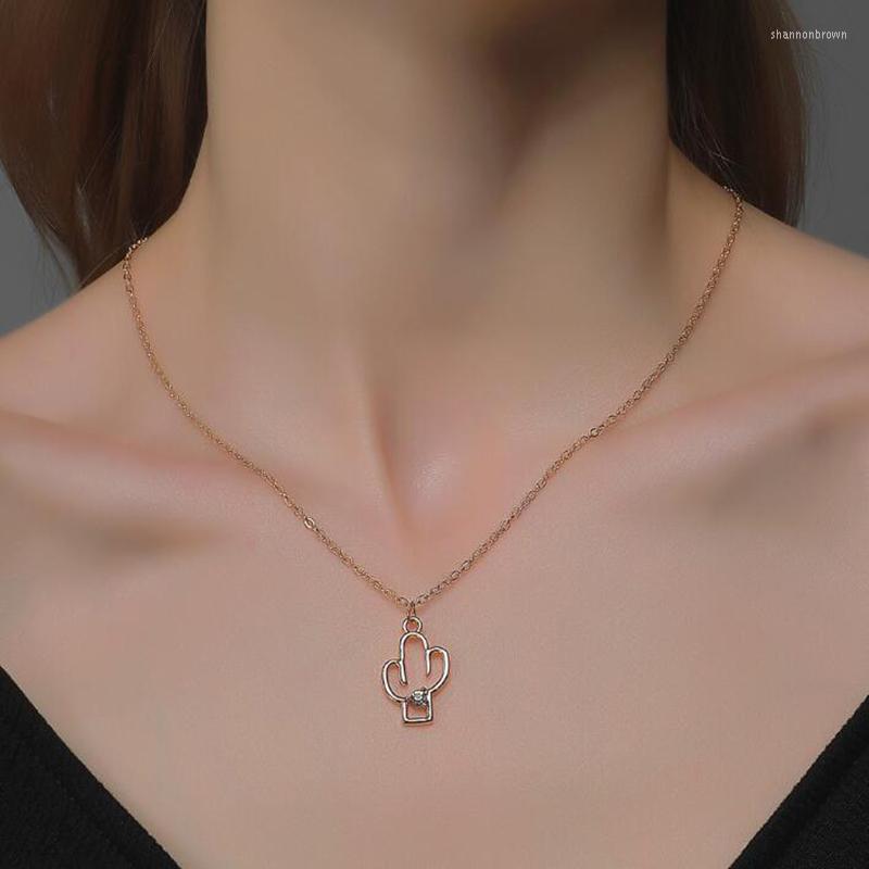 Pendant Necklaces Crystal Rhinestone Plant Cactus Necklace For Women Gold Color Alloy Initial Clavicle Chain Collar Jewelry Gift
Pendant Necklaces Crystal Rhinestone Plant Cactus Necklace For Women Gold Color Alloy Initial Clavicle Chain Collar Jewelry Gift