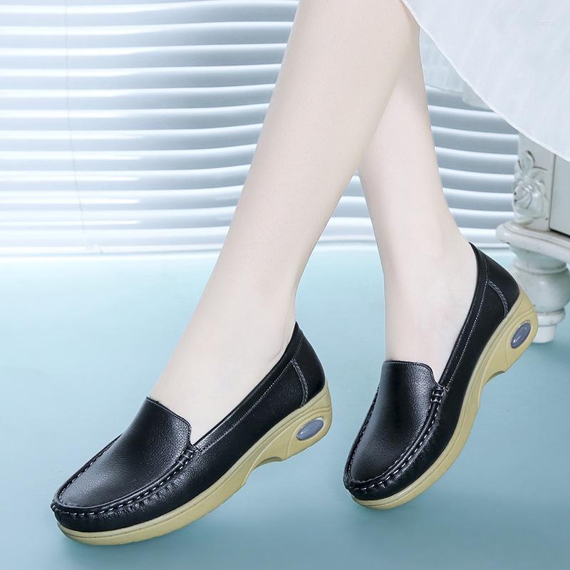 Dress Shoes 2023 Women Spring Autumn Leather Flats Woman Footwear Slip On Loafers Mother Moccasins Female Wedge Large Size, White
Dress Shoes 2023 Women Spring Autumn Leather Flats Woman Footwear Slip On Loafers Mother Moccasins Female Wedge Large Size, White