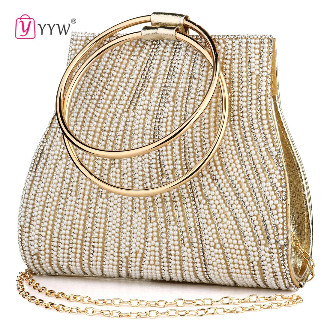 Evening Bags Fashion Women Clutch Bag Pu Leather Handbag With Pearl Solid Luxury Chain Shoulder Bag Fit Party Birthday Wedding 230316, Gold b
Evening Bags Fashion Women Clutch Bag Pu Leather Handbag With Pearl Solid Luxury Chain Shoulder Bag Fit Party Birthday Wedding 230316, Gold b