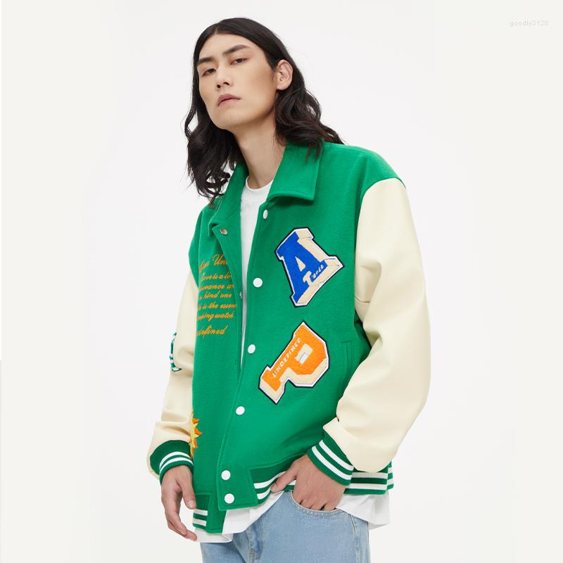 Men's Jackets 2023 High Street Letter Embroidery Patchwork Men Women Varsity Jacket Fashion College Unisex Wool Baseball Winter Outfits, Green
Men's Jackets 2023 High Street Letter Embroidery Patchwork Men Women Varsity Jacket Fashion College Unisex Wool Baseball Winter Outfits, Green
