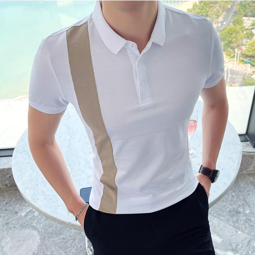 Men's Polos Cotton Men's Polos Solid Color Classic Polo Shirt Men Short Sleeve Top Quality Casual Business Social Polo Men S-5XL 230317, White 
Men's Polos Cotton Men's Polos Solid Color Classic Polo Shirt Men Short Sleeve Top Quality Casual Business Social Polo Men S-5XL 230317, White