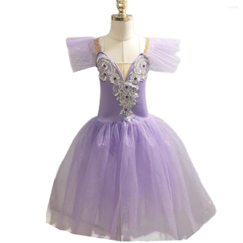 Stage Wear Long Ballet Dance Dress Skirt Swan Lake Modern Sling Girls Professional Performance Costume Tutu, White
Stage Wear Long Ballet Dance Dress Skirt Swan Lake Modern Sling Girls Professional Performance Costume Tutu, White