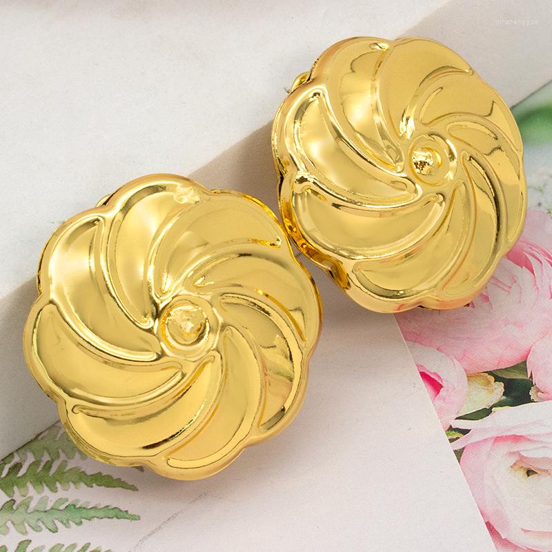 Backs Earrings Clip Stud Modern Women's 2023 Windmill Flower Round Circle Golden For Party Christmas Gift Jewelry
Backs Earrings Clip Stud Modern Women's 2023 Windmill Flower Round Circle Golden For Party Christmas Gift Jewelry