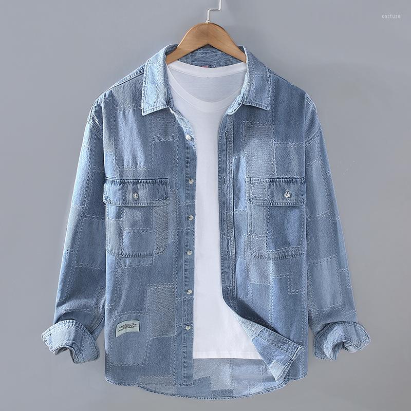 Men's Casual Shirts Japanese Retro Men's Double Pocket Denim Shirt 2023 Spring Business Loose Jean Jacket Classic Cotton Male Brand Tops, Light blue
Men's Casual Shirts Japanese Retro Men's Double Pocket Denim Shirt 2023 Spring Business Loose Jean Jacket Classic Cotton Male Brand Tops, Light blue