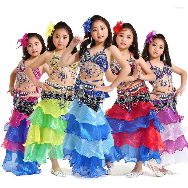 Stage Wear 2023 Children Belly Dance Clothes 3-piece Oriental Outfit Bra Belt Skirt Costume Set Competition Tutu #865, Royal blue
Stage Wear 2023 Children Belly Dance Clothes 3-piece Oriental Outfit Bra Belt Skirt Costume Set Competition Tutu #865, Royal blue