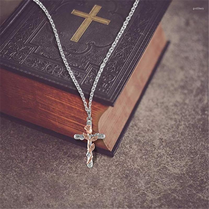 Pendant Necklaces Classic Jesus Crosses Alloy Necklace Vintage Rose Crucifix Christian Ornaments Gothic For Women Accessories Girls
Pendant Necklaces Classic Jesus Crosses Alloy Necklace Vintage Rose Crucifix Christian Ornaments Gothic For Women Accessories Girls
